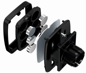 Obrazek SWISSTEN uchwyt samochodowy NA TABLET MAGNET DO SLOTU CD M5-CD1