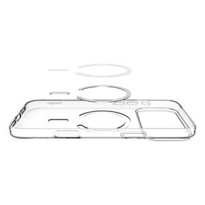 Obrazek SPIGEN LIQUID CRYSTAL MAG IPHONE 17 PRO CLEAR/WHITE