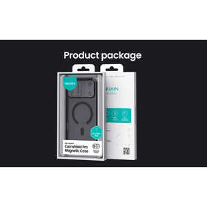 Obrazek NILLKIN CAMSHIELD PRO MAGNETIC IPHONE 17 PRO MAX, PRZEŹROCZYSTY CZARNY