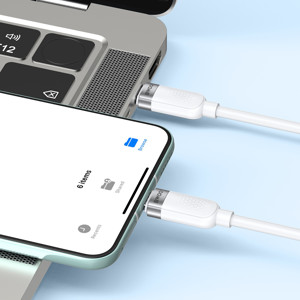Obrazek BWOO kabel 100W USB-C/USB-C 1m biały