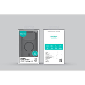 Obrazek NILLKIN super frosted shield PRO MAGNETIC IPHONE 17 PRO MAX, PRZEŹROCZYSTY CZARNY