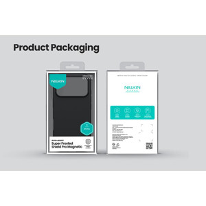 Obrazek NILLKIN super frosted shield PRO MAGNETIC IPHONE 17 PRO, BLACK / CZARNY