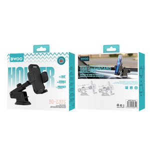 Obrazek BWOO uchwyt samochodowy BO-ZJ125 Dashboard car holder ABS+silicon+aluminu