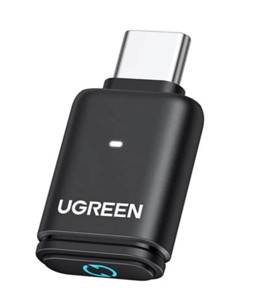 Obrazek Ugreen adapter audio BT501 USB-C aptX TRANSMITER BLUETOOTH 5.3 czarny