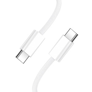 Obrazek BWOO kabel USB-C - USB-C 1m 60W do iPhone 15 BO-X284 biały