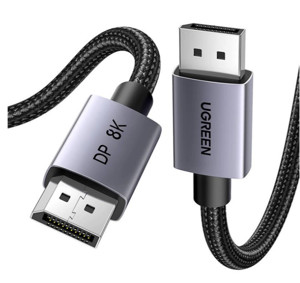 Obrazek Ugreen kabel DisplayPort DP120 1.4 3m czarny