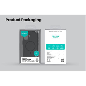 Obrazek NILLKIN super frosted shield PRO MAGNETIC IPHONE 17, PRZEŹROCZYSTY CZARNY