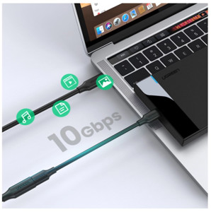 Obrazek Ugreen kabel USB-C/USB-C PD QC 4K 60Hz 100W 5A 10Gb/s 1m
