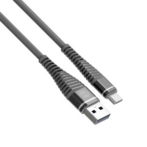 Obrazek Forever kabel Shark USB - microUSB 1,0 m 2A czarny