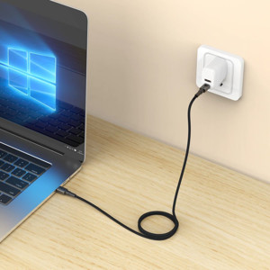 Obrazek TECH-PROTECT KABEL ULTRABOOST 100W 5A DNA MAGTWIST USB-C/USB-C 1M BLACK