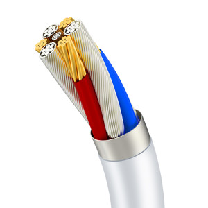 Obrazek BWOO słuchawki BO-HF10 Wired Earphone lightning stereo białe