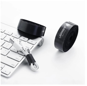 Obrazek Ugreen taśma rzepowa rzep organizer kabli 5m czarny 40356