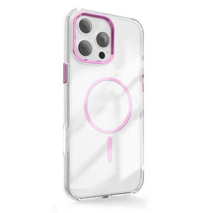 Obrazek Etui Clear Thin Mag do iPhone 17 Pro 6.3, PINK / RÓŻOWY