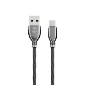 Obrazek Forever kabel Tornado USB - USB-C 1,0 m 3A czarny