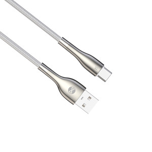 Obrazek Forever kabel Sleek USB - USB-C 1,0 m 3A biały