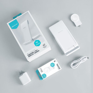 Obrazek NILLKIN WIRELESS CHARGING PowerTrio 3w1 MFI, koncówka do Apple