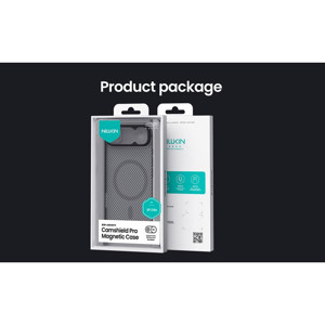 Obrazek NILLKIN CAMSHIELD PRO MAGNETIC IPHONE 17 AIR, PRZEŹROCZYSTY CZARNY