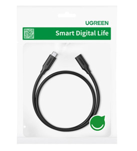 Obrazek Ugreen kabel USB-C/USB-C PD QC 4K 60Hz 100W 5A 10Gb/s 1m