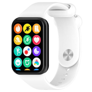 Obrazek Pasek Silikonowy Mi Band 8 Pro / 9 Pro (12), WHITE / BIAŁY