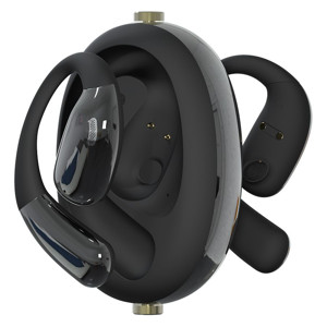 Obrazek SŁUCHAWKI T-PHOX TRAN-WORLD A60 AI TRANSLATOR BLACK