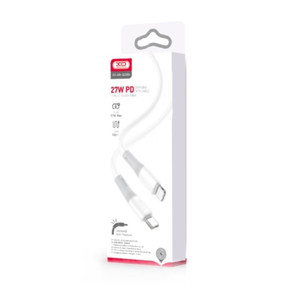 Obrazek XO KABEL NB-Q226A USB-C/Lightning 1m 27W BIAŁY