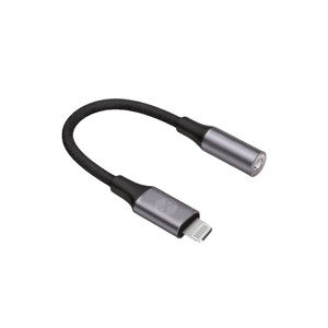 Obrazek Forever adapter audio AJL-01 jack 3,5 mm - Lightning czarny