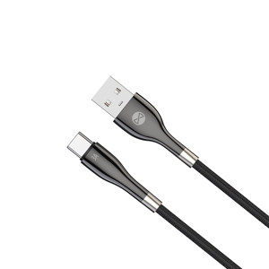 Obrazek Forever kabel Sleek USB - USB-C 1,0 m 3A czarny