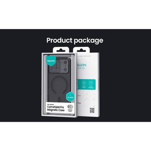 Obrazek NILLKIN CAMSHIELD PRO MAGNETIC IPHONE 17 PRO, PRZEŹROCZYSTY CZARNY