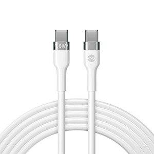 Obrazek Forever kabel Flexible USB-C - USB-C 2,0 m 100W biały