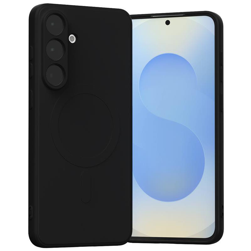 Obrazek Mercury Semi-Silicon Magsafe Samsung S25 FE, BLACK / CZARNY