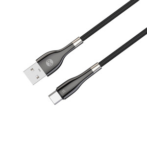 Obrazek Forever kabel Sleek USB - USB-C 1,0 m 3A czarny