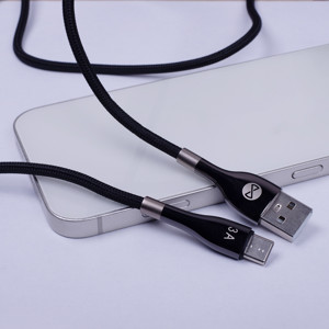 Obrazek Forever kabel Sleek USB - USB-C 1,0 m 3A czarny