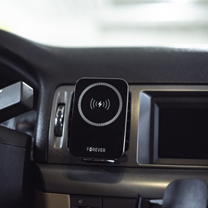 Obrazek Forever uchwyt samochodowy do kratki MACH-100 magnetyczny z ładowaniem bezprz