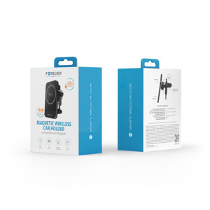 Obrazek Forever uchwyt samochodowy do kratki MACH-100 magnetyczny z ładowaniem bezprz