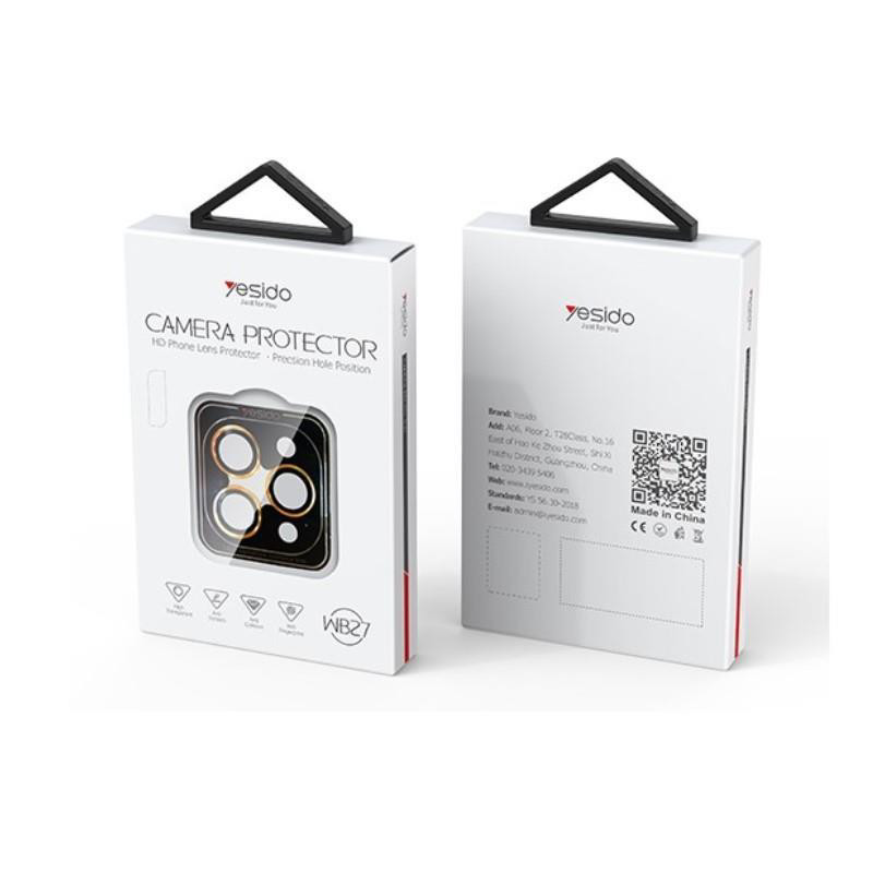 Obrazek Yesido Lens Protector WB27 iPhone 16e BLACK / CZARNY