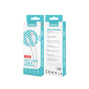 Obrazek BWOO kabel USB - Lightning 1m 3A biały X172L
