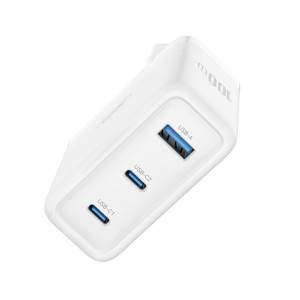 Obrazek XO ładowarka sieciowa CE35 PD 100W 2xUSB-C 1xUSB BIAŁA