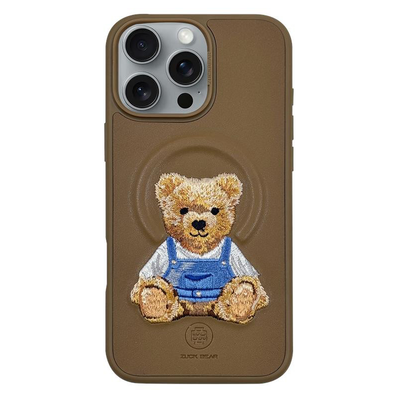 Obrazek Etui Zuck Bear EVERLEY MAGSAFE IPHONE 16 PRO CHAMPAIGN GOLD