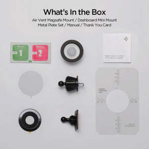 Obrazek SPIGEN UCHWYT SAMOCHODOWY MFT13 DO KRATKI/DO DESKI ROZDZIELCZEJ