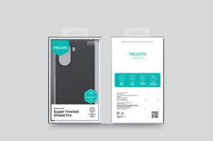 Obrazek NILLKIN super frosted shield PRO XIAOMI POCO X7 PRO, BLACK / CZARNY