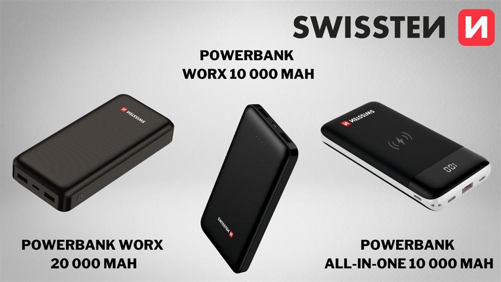 Nowe powerbanki marki Swissten.